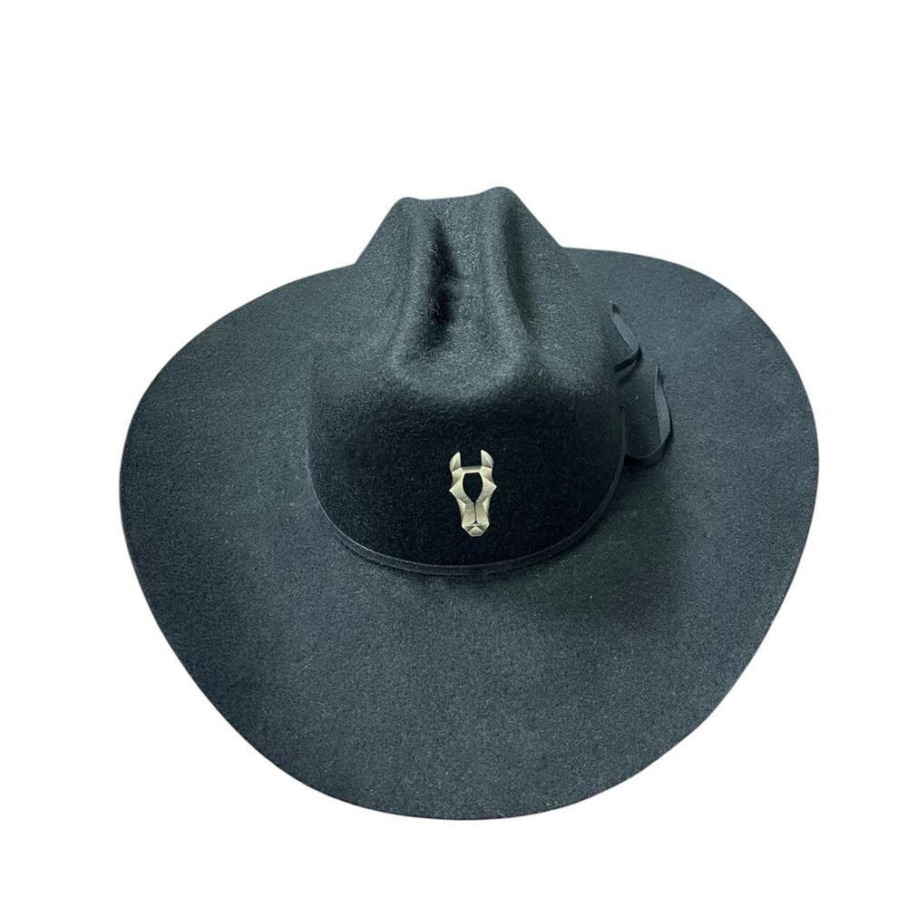 Cody James 2X Wool Felt Size 7 5/8 “DENVER” Belted Western Cowboy Hat Black EUC